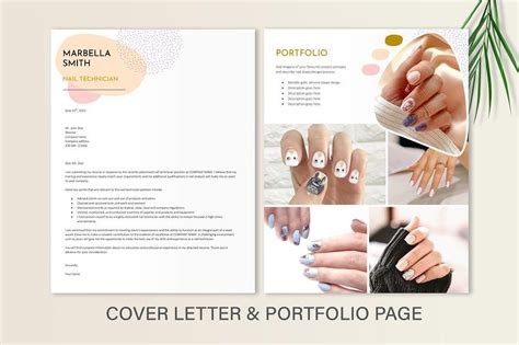 Portfolio showcasing nail art designs